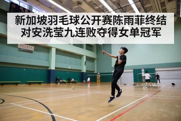 新加坡羽毛球公开赛陈雨菲终结对安洗莹九连败夺得女单冠军